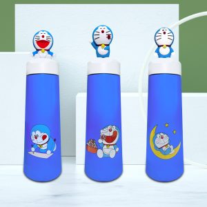 Doraemon Water Bottle with Figurine Lid