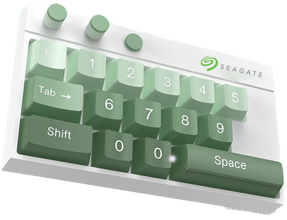 Seagate Keyboard Style Number Plate